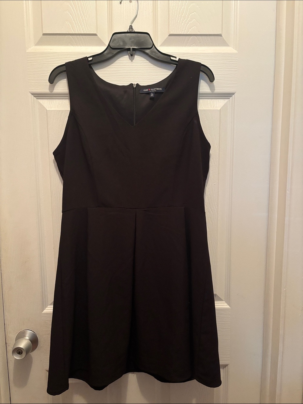 Work-to-Evening Black Sleeveless Mini Dress by City Studios